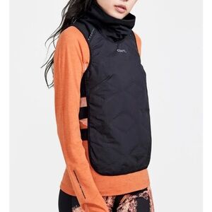 Craft Subz Running  Vest 3 Woman’s Black Size Small Scandianavian Cold